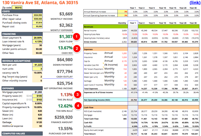 Investments cash achieving positive